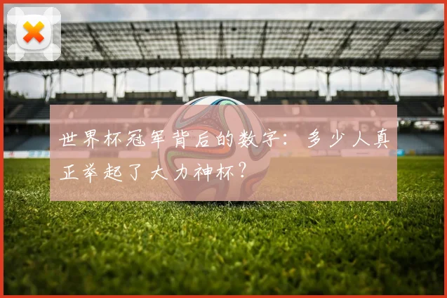 世界杯冠军背后的数字：多少人真正举起了大力神杯？