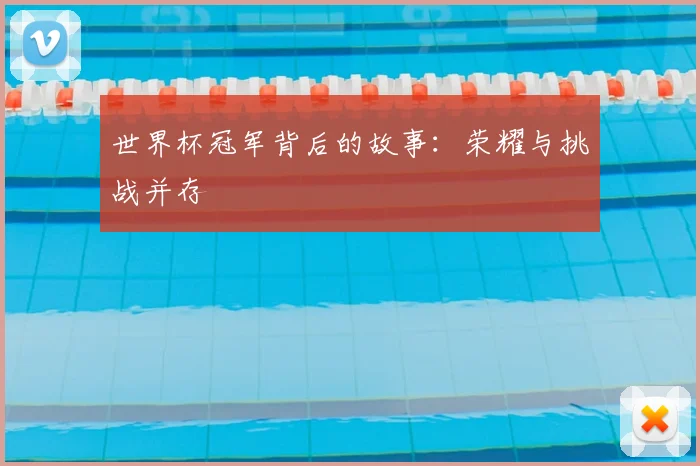 世界杯冠军背后的故事:荣耀与挑战并存